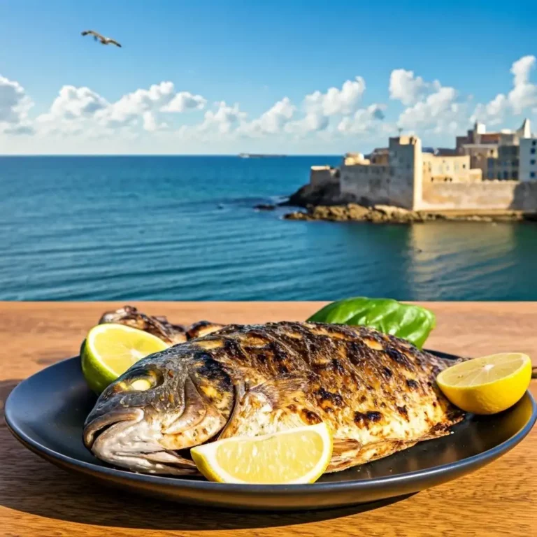 grilled-fish-essaouira-port-traditional-moroccan-s
