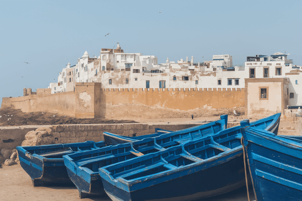 Guide Essaouira - Mogador - Essaouira - Port de Pêche - Bateaux Bleus
